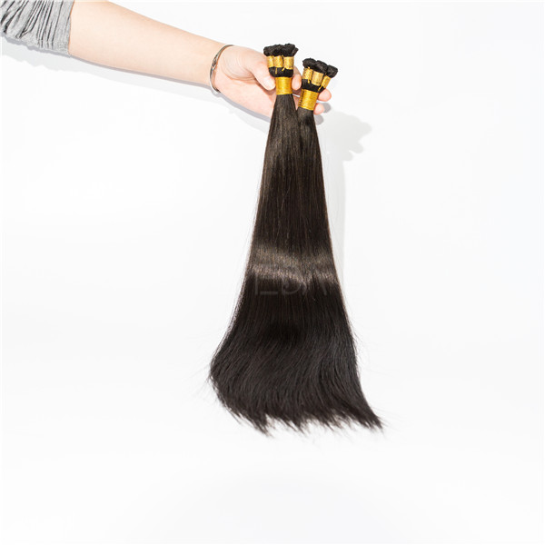 Hand tied weft brown hair extensions longer life time high quality YL131
